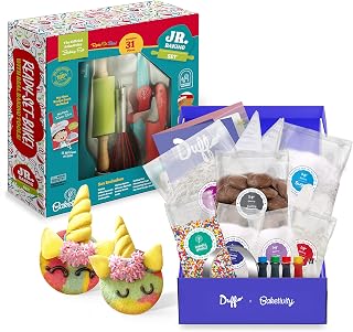Baketivity Kids Cooking Kit & Unicorn Cookie Kit - Learn Baking with Duff Goldman's DIY Cookies