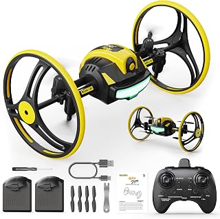 Holy Stone Kids' RC Drone for Wall-Crawling & Flips, with LED Lights