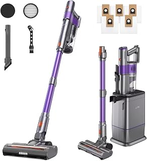 ILIFE Auto-Empty Stick Vacuum for Pet Hair | 650W, 5lb Lightweight Cleaner for Home & Carpets