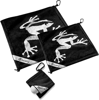 Frogger Golf Towel Bundle - Complete Set for Clean, Dry Golfing