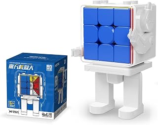 Moyu Meilong 3M Speed Cube Robot Box, Stickerless 3x3 with Quick Moves