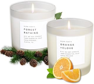 Forest Bathing Candle Set - Orange & Clove Blend