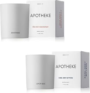 Apotheke Candle Set: Earl Grey & Grapefruit - Home Fragrance Gift Set