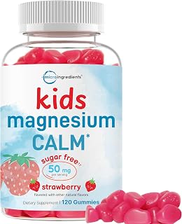 Micro Ingredients 2+ Age Magnesium Gummies - Strawberry Flavor, Sleep & Relax Aid