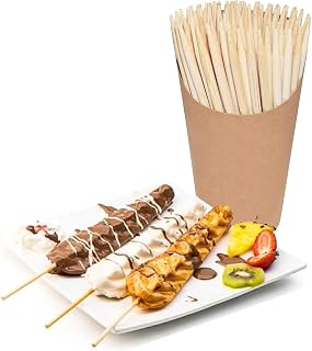 ALDKitchen Bamboo Skewers | 5.5 & 7" | Versatile for Corn Dogs & Candy Apples