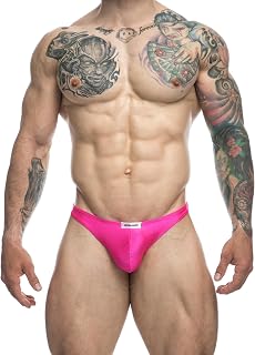Justin+Simon Men's Low-Rise T-Back Thong Underwear