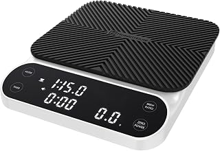 Maestri House S3 Coffee Scale with Timer: Accurate Pour-Over, Espresso, & French Press Brewing