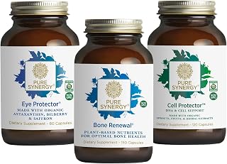 PURE SYNERGY Vibrant Aging Bundle: Bone, Eye, and Cellular Health Support