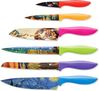 Chef's Vision 6-Piece Artistic Knife Set for Artists & Cooks