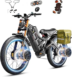 eAhora Romeo Pro 3 Ebike: 6000W, 52Mph, 300 Mile Range, Air Suspension