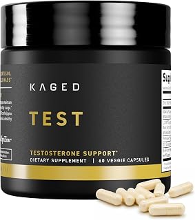 Kaged Test Capsules | Natural Testosterone Support | LJ100 & KSM-66 in 60 Servings