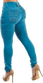 Moda Xpress Women's High-Waisted, Butt-Lifting Skinny Jeans