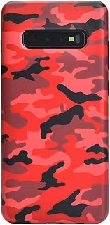 Velvet Caviar S10 Phone Case - Stylish Red Camo for Women