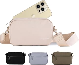 Augustnoa Anti-Theft Fanny Pack for Men & Women, Waterproof Crossbody Bag with Pockets