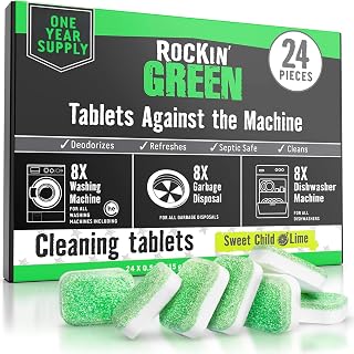 Rockin' Green Citrus Lime Multi-Purpose Cleaner (24-Pack) | Odor Eliminator for Dishwashers & Appliances
