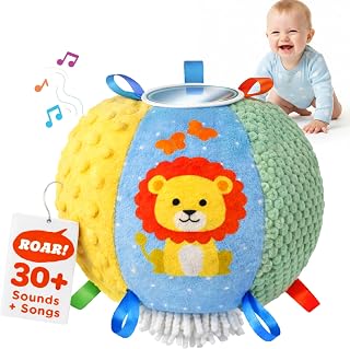 Move2Play Interactive Baby Ball for Toddlers, 30+ Sounds & Songs, 1st Birthday Gift