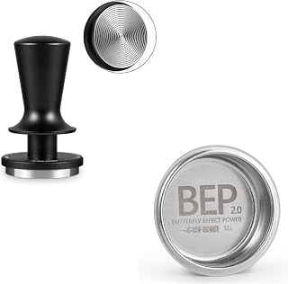 MHW-3BOMBER 58mm Espresso Tamper & Filter Basket for Professional Use