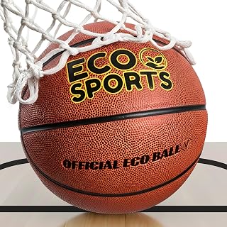 Eco Sports Vegan Basketball with Non-Toxic TPU, Multi-Size, for Leagues & Camps