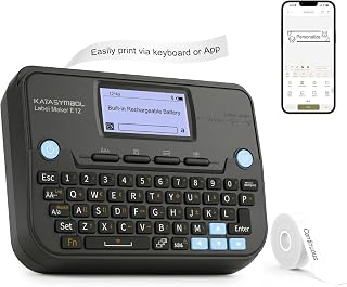SUPVAN E12 Rechargeable Bluetooth Keyboard with 30+ Fonts & 660+ Icons