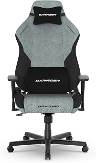 DXRacer Drifting Gaming Chair - Ergonomic Office Seat with Recline, Cooling Headrest, 3D Arms, Lumbar Support, Large Size