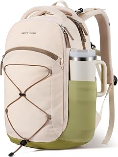 LOVEVOOK Women's/Men's Laptop Backpack with Tumbler, 15.6" Capacity, Waterproof, for Travel & Work