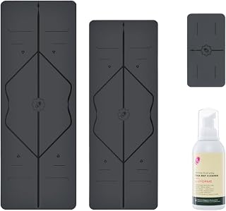 LIFORME Yoga Mat & Travel Set with Everyday Cleaner Bundle