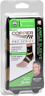 Copper Fit Pro Compression Ankle Sleeve for Large Size