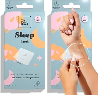 The Patch Brand Sleep Patches for Adults – All-Night, Non-Pill Sleep Solution