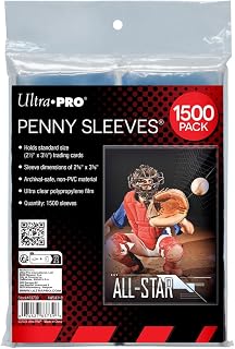 Ultra Pro Trading Card Sleeves, 3-Pack of 500 Count