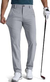 FREE SOLDIER Classic Fit Golf Pants for Men - Quick Dry & Stretch