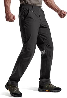 FREE SOLDIER Men's Waterproof Stretch Cargo Hiking Pants