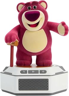 Robosen Mini Robot Toy, Pink Bear, Digital Base & Modular Design