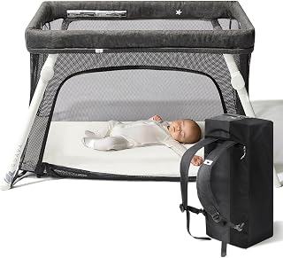 Guava Lotus Compact Travel Crib for Easy Transport