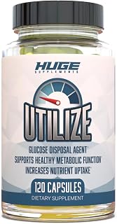 Utilize Glucose Disposal Agent for Healthy Metabolism with Berberine & Bitter Melon (120 Capsules)