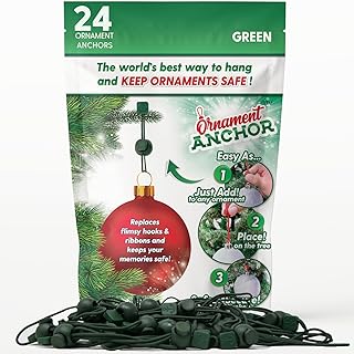 Ornament Anchor Heavy-Duty No-Slip Hooks for Christmas Decorations
