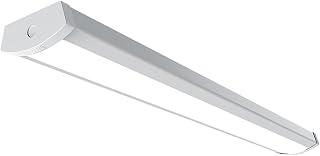 HYPERLITE 6600LM LED Garage Ceiling Lights, 48Inch, 60W/50W/40W, 4000K, Hardwired Mount
