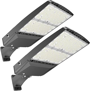 Hyperlite 300W LED Parking Lot Lights with Photocell