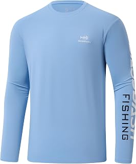 BASSDASH UPF 50+ Long-Sleeve Quick-Dry Sun Shirt for Outdoor Activities