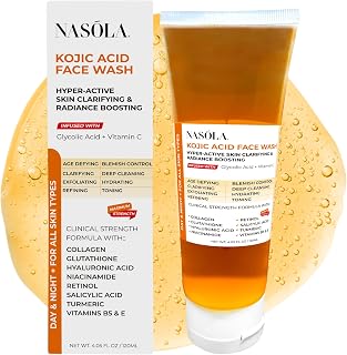 Nasola Clarifying Face Wash – Vitamins & Acids for Deep Cleanse & Glow