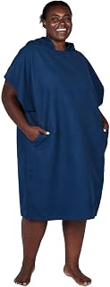 Dock & Bay Quick-Dry Poncho Robe with Deep Pockets & Storage Bag