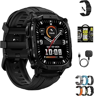 Carbinox Edge Smart Watch for Men, Fitness Tracking & 6 Band Choices