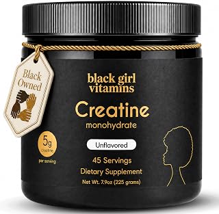 Black Girl Vitamins Creatine for Glute Growth, 45-Day Supply
