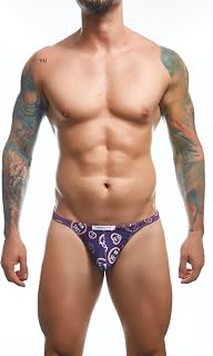 Justin+Simon Men's Low-Rise T-Back Thong Underwear