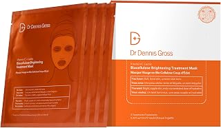 Dr. Dennis Gross Vitamin C Brightening Mask for Dry, Damaged Skin - 4 Pack