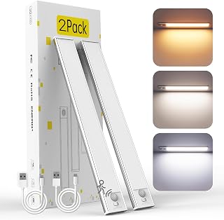 DayBetter 12" Under Cabinet Motion-Sensor LED Lights, 2-Pack