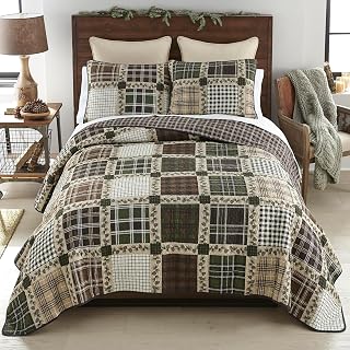 Donna Sharp 2-Piece Pine Patch Cotton Twin Bed Set