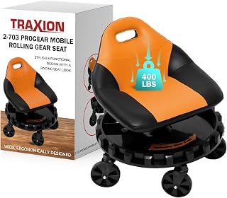 Traxion 400lb Capacity Progear Rolling Gear Seat