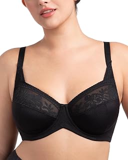 HSIA Full Coverage Lace Underwire Minimizer Bras