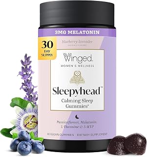 Winged Wellness Sleepyhead Women's Sleep Gummies (60 Count)