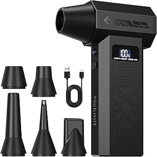 Nekmit High-Speed Mini Air Duster for Computers, Electronics, and Vehicles